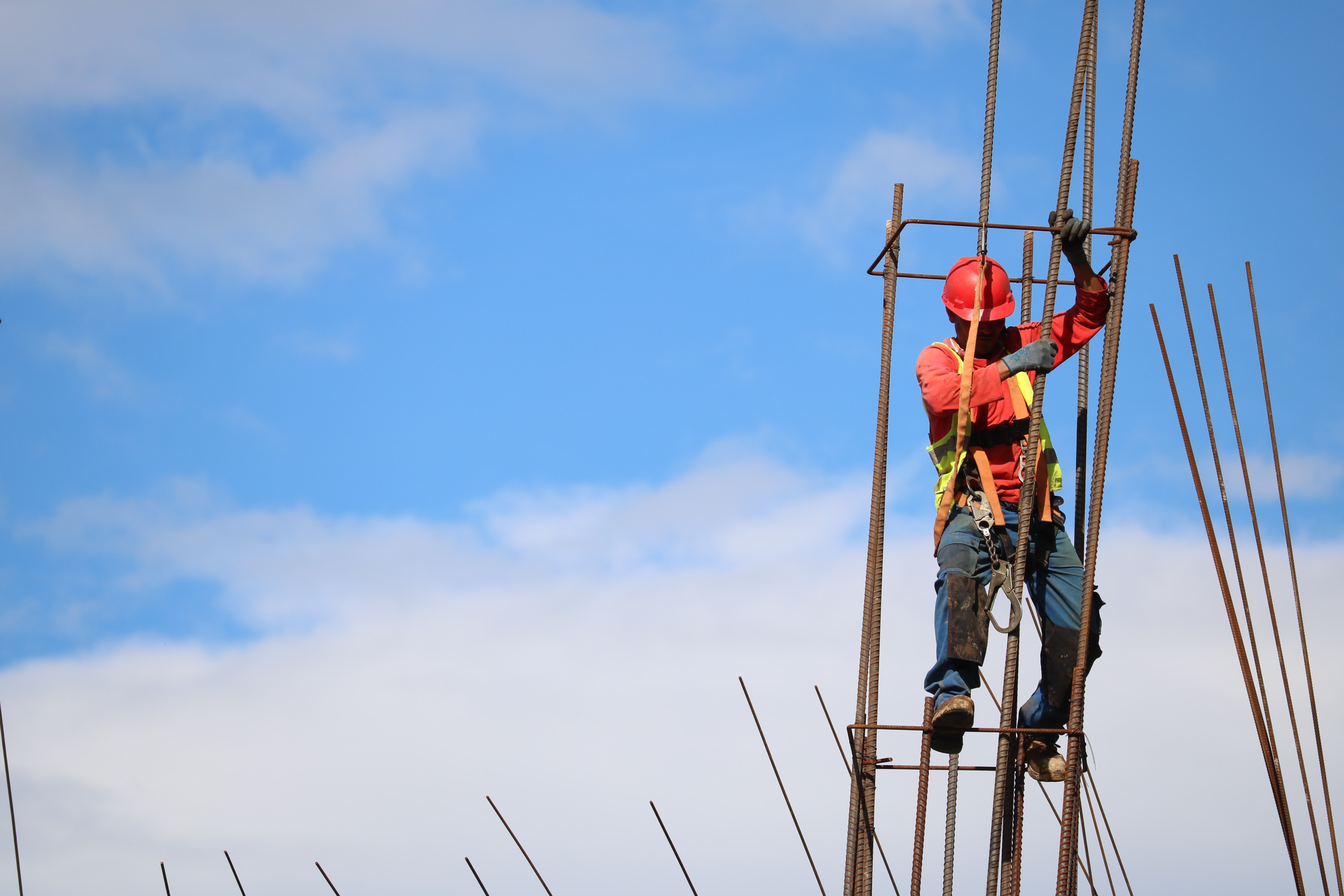 worker doing construction work