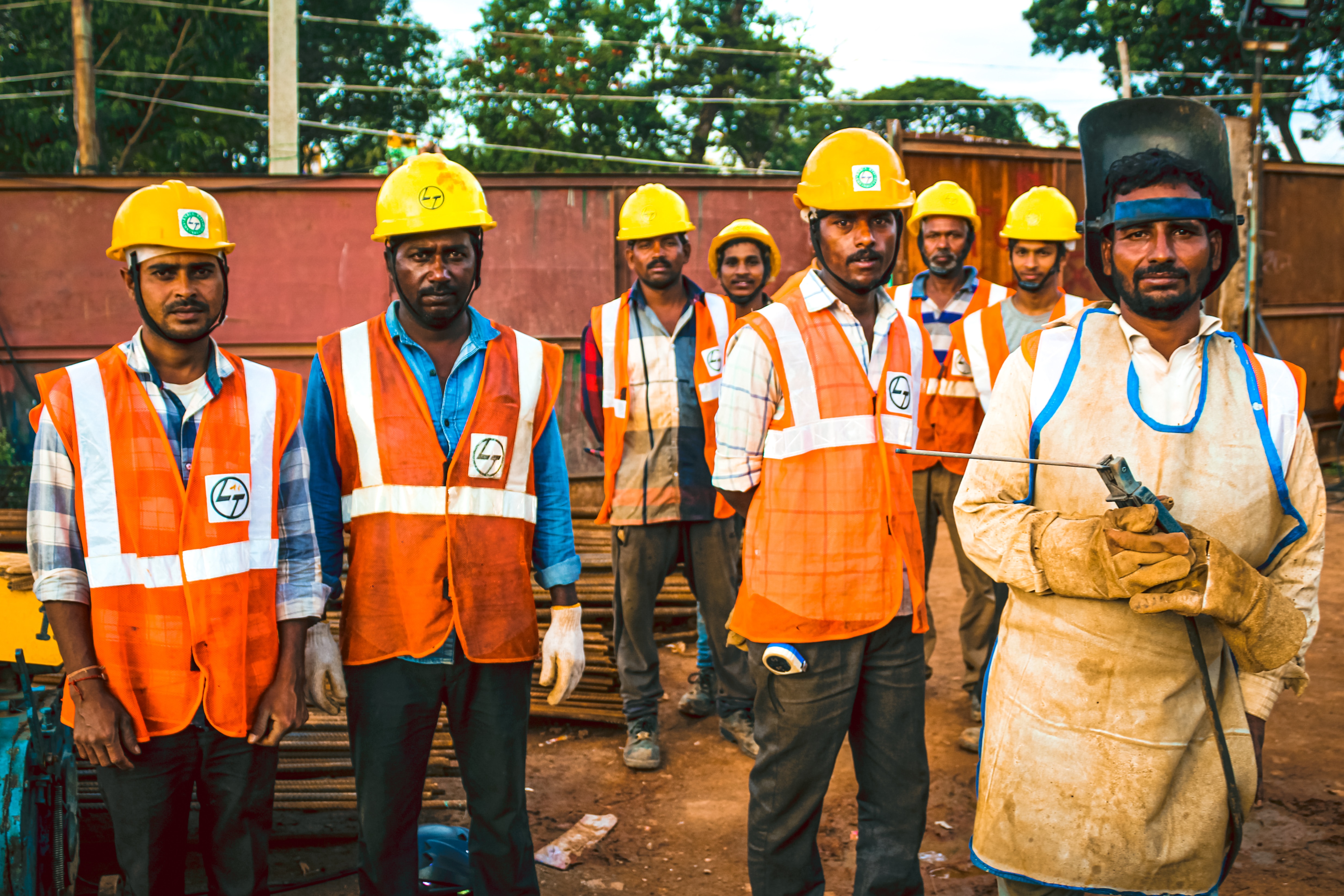 Workers ready to work